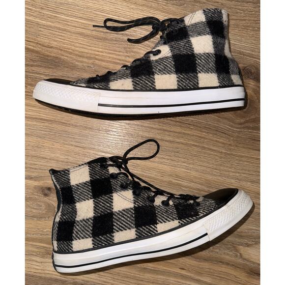 CONVERSE WOOLRICH X CHUCK TAYLOR All Star High Top sneakers - size 8.5M/ 10.5W - Picture 7 of 10